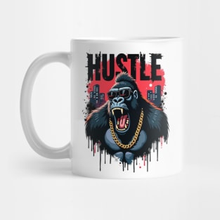 Hustle hard - Hustle: Fierce Gorilla Street Style Mug